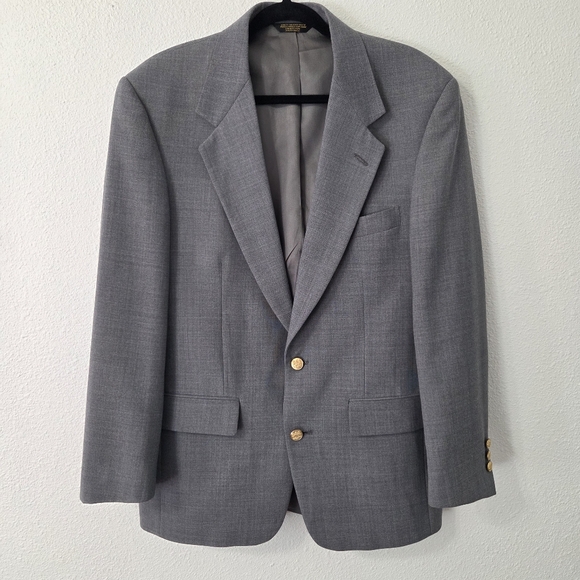 Palm Beach Boutique Other - Palm Beach Men’s 42S Gray Blazer – 2 Button Classic Fit – Single Vent – Made in